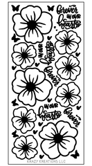 Forever Flowers Outline Sticker